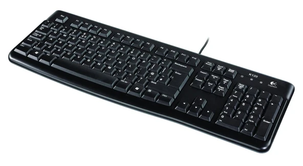 Logitech 920-002505 K120 Q Usb Siyah Kablolu Klavye - Resim 2