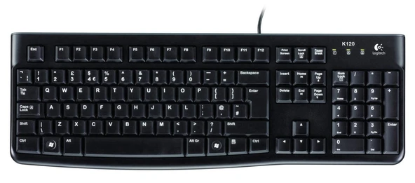 Logitech 920-002505 K120 Q Usb Siyah Kablolu Klavye ürün görseli 1