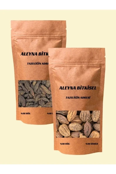 aleyna baharat 100 Gr Kara Halile + 100 Gr Sarı Halile İkili Set ürün görseli 1