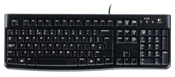 Logitech 920-002505 K120 Q Usb Siyah Kablolu Klavye - Resim 3