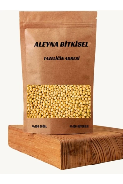 Aleyna Bitkisel Soya Fasulyesi 500 G Glutensiz Soya Fasülyesi Gdo'suz Ürün 1000 gr ürün görseli 1
