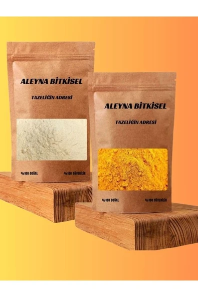 Aleyna Bitkisel Zencefil 100 G + Zerdeçal 100 G ürün görseli 1