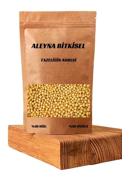 Aleyna Bitkisel Soya Fasulyesi 1 Kg Glutensiz Soya Fasülyesi Gdo'suz Ürün 1000 gr ürün görseli 1