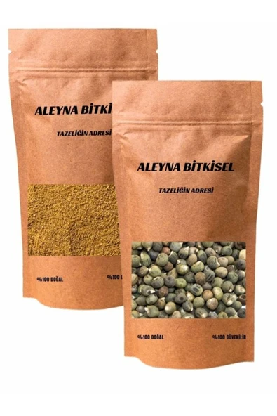Aleyna Bitkisel Bamya Tohumu Tane + Toz -500 G+500g ürün görseli 1
