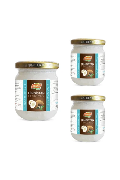 akçatepe Mindivan Hindistan Cevizi Yağı 160 gr X3 Adet ürün görseli 1