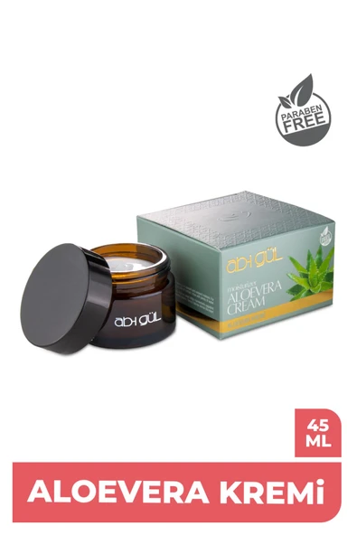 Ab-ı Gül Aleo Vera Yaprak Özleri Ekstraktı Kremi 45 ml | Moisturizer Aloe Vera Cream ürün görseli 1