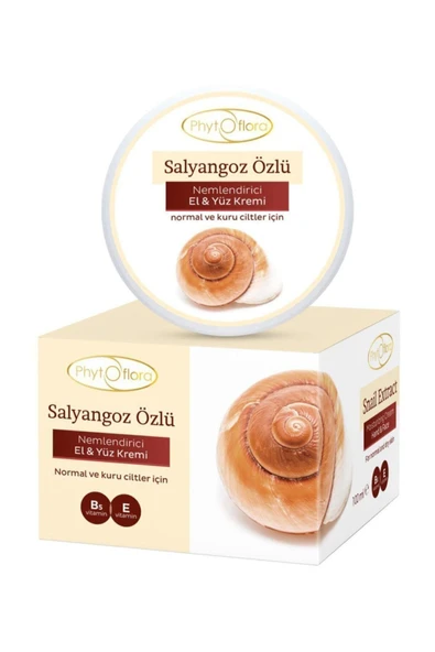 Phytoflora Kumraldede Salyangoz Özlü Nemlendirici El Ve Yüz Kremi 100 ml ürün görseli 1
