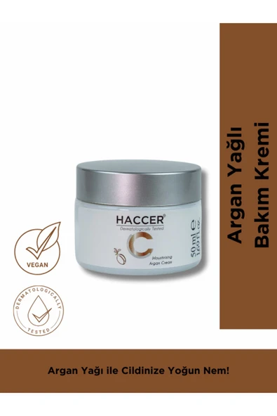 Haccer Argan Yağlı Bakım Kremi 50 ml ürün görseli 1