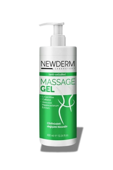 NEWDERM Masaj Jeli Selülit Jeli Anti Cellulite Massage Gel 400 ML ürün görseli 1