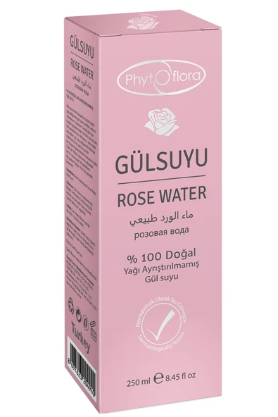 Phytoflora Gözenek & Cilt Sıkılaştırıcı Gül Suyu Tonik Etkili 250 Ml ürün görseli 1