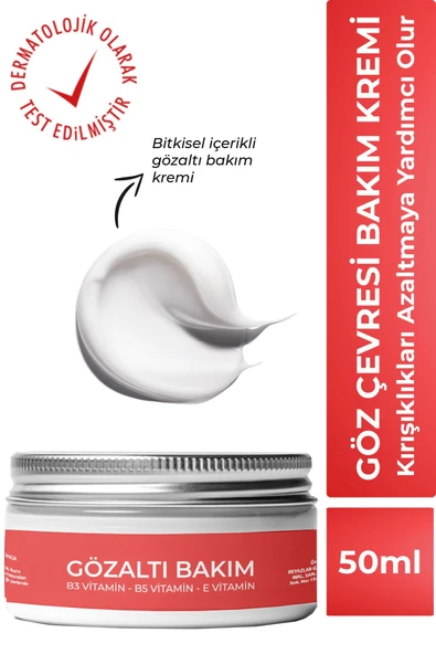 Phytoflora Kırışıklık Karşıtı Göz Çevresi Kremi, Göz Altı Kremi, Yoğun Nem Desteği Ile 50ml ürün görseli 1