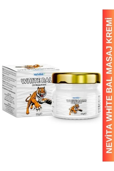 Nevita White Balm Cilt Masaj Kremi 20 gr Krem ürün görseli 1