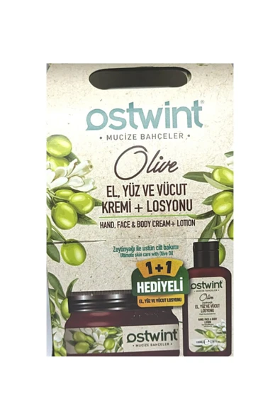 OSWINT Zeytinyağlı El Yüz Ve Vücut Losyonu 1+1 ürün görseli 1
