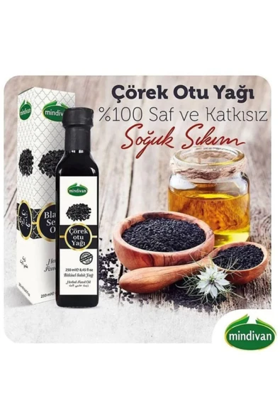 Mindivan Çörekotu Yağı 250 Cc - Resim 2