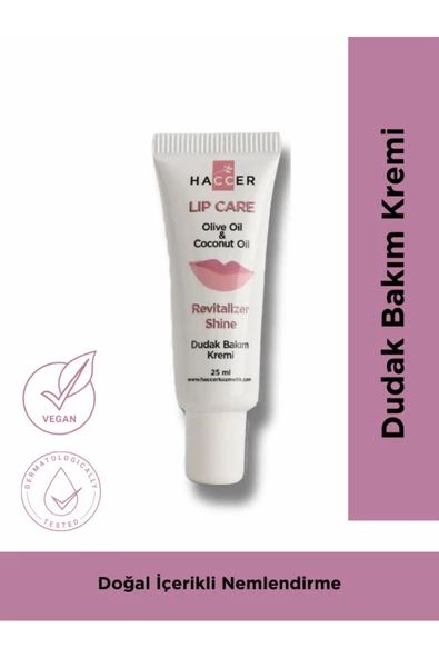 Haccer Dudak Bakım Nemlendirici Kremi 25mL ürün görseli 1