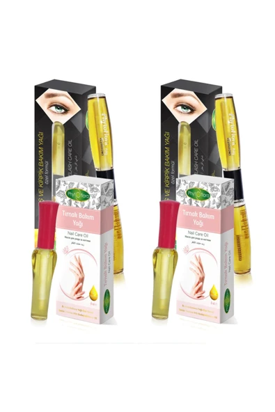 Phytoflora Tırnak Bakım Yağı Ve Kaş Kirpik Bakım Yağı X 2 Adet ürün görseli 1