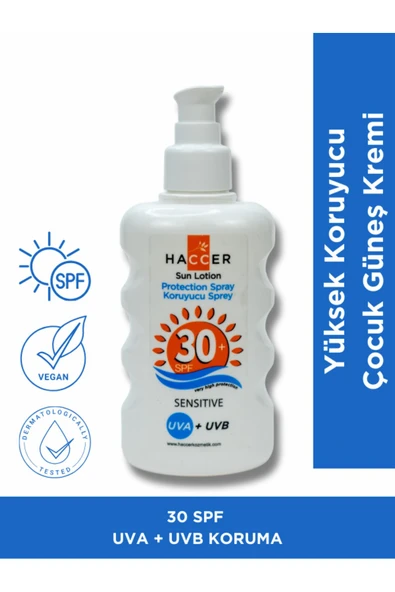 Haccer Güneş Koruyucu Losyon 30 + Spf 200 Ml ürün görseli 1