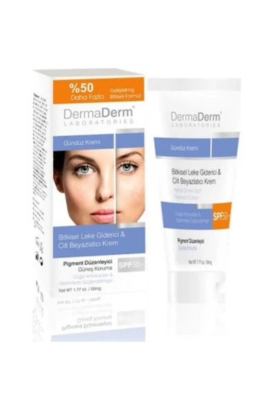 DermaDerm Gündüz Kremi 100ml (leke Giderici Cilt Beyazlatıcı Çil Ve Güneş Lekelerine Karşı 100 Gr) ürün görseli 1