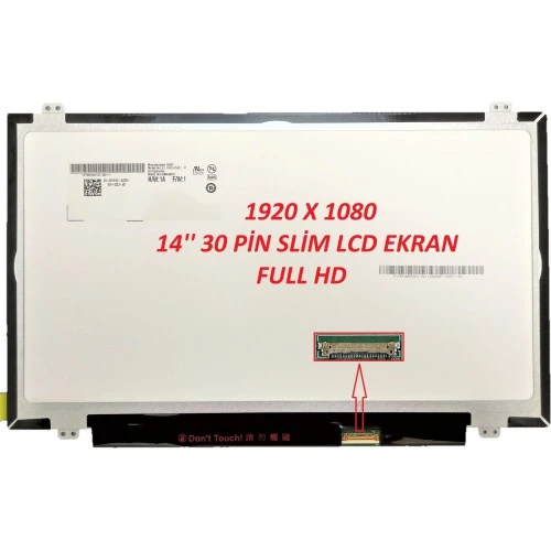 Nion Lenovo 81B0 uyumlu Notebook Lcd Ekran (14.0" SLİM LED Mat) ürün görseli 1