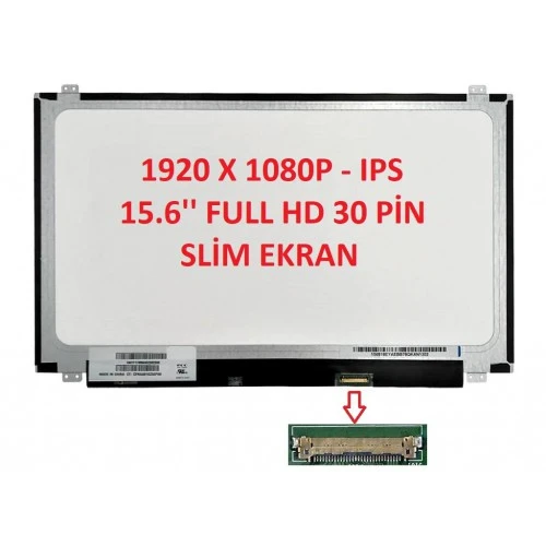 Nion Asus FX553VD-DM160 Ips uyumlu Notebook Lcd Ekran (15.6" Slim Led 30 pin Full Hd IPS) ürün görseli 1