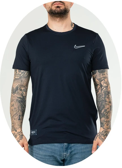 Nike EF-4537 Erkek Polyester Mesh T-Shirt - Resim 4