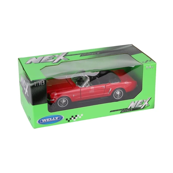 12519C WELLY 1 18 1964 1 2 FORD MUSTANG CO ürün görseli 1