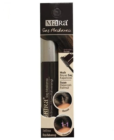 Mara Saç Maskarası Dark Brown Koyu Kahverengi ürün görseli 1