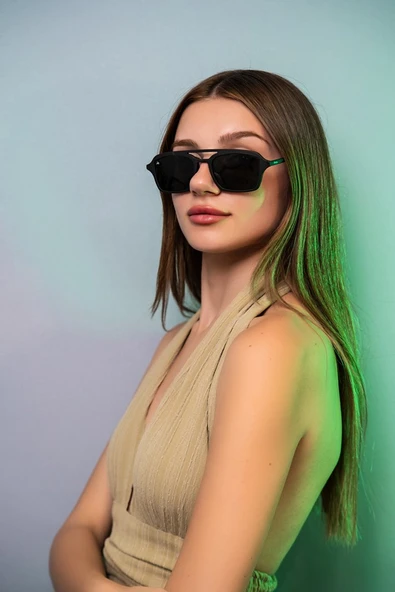 POLO BLACK PB 117 C1 MAT SİYAH UNİSEX GÜNEŞ GÖZLÜĞÜ ürün görseli 1