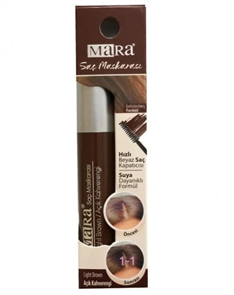 Mara Saç Maskarası Light Brown Açık Kahverengi ürün görseli 1