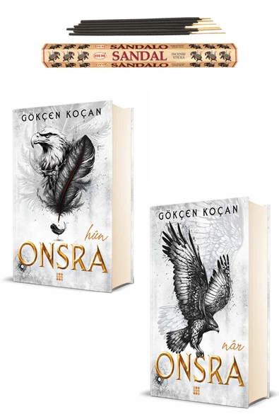 Unikod ONSRA 1 – NÂR (CİLTLİ) / ONSRA 2 – HÛN (CİLTLİ) SET / TÜTSÜ HEDİYELİ ürün görseli 1