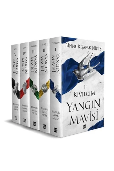 Dokuz Yayınları Yangın Mavisi Seti - 5 Kitap Takım ürün görseli 1