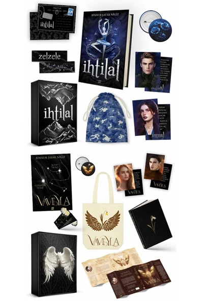 Dokuz Yayınları İhtilal 1 - Zelzele - Kutulu Set - Vaveyla 1 - Sönmüş Aldebaran Kutulu Set 2 Kitap Kutulu Set ürün görseli 1