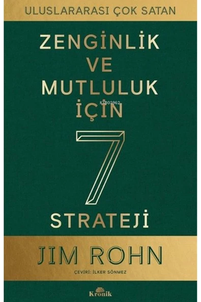 Kronik Kitap Zenginlik Ve Mutluluk Için 7 Strateji ürün görseli 1