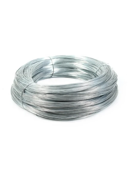 2.20 mm kalınlık (5 KG = 165 METRE )Gergi teli ,Bağ teli Galvanizli Tel  Bahçe Sera Teli (paslanmaz) ürün görseli 1