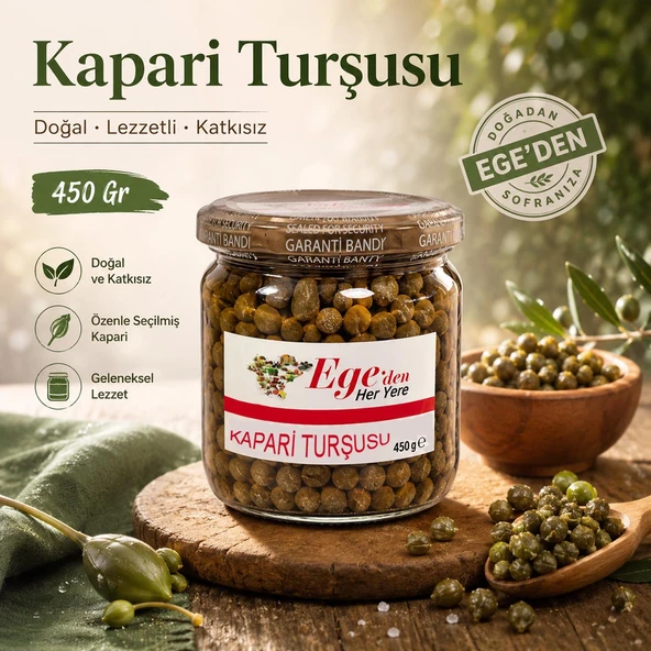 Kapari Turşusu 450 gr Doğal Ev Yapımı ürün görseli 1