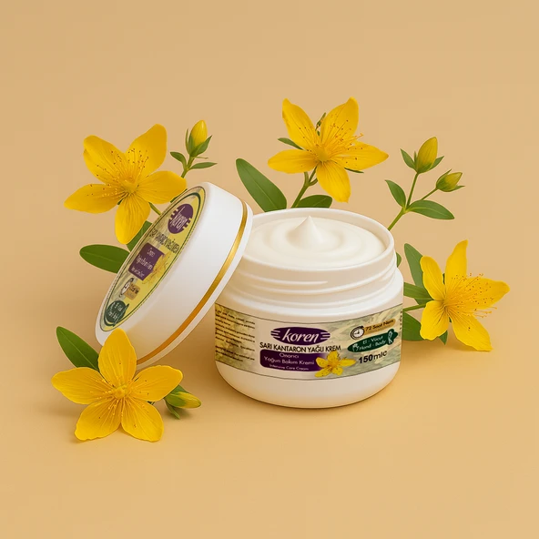 KOREN Sarı Kantaron Yağlı Yoğun Nemlendirici ve Onarıcı Krem  150 ml ürün görseli 1