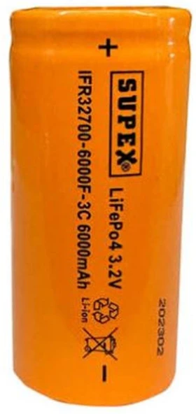Supex IFR32700-6000F-3C 3.2V Lityum İon Pil ürün görseli 1