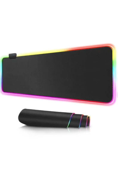 SPRANGE Lmp-80 800x300x4.0mm Rgb Işıklı Oyuncu Mouse Pad ürün görseli 1