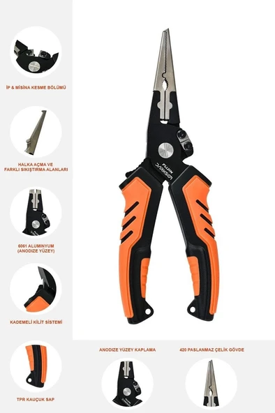 Fujin Darksea Pliers Balıkçı Pensesi ürün görseli 1