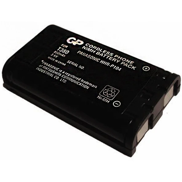 GP T380 3.6V 850 mAh 3'lü Telsiz Telefon Pil ürün görseli 1