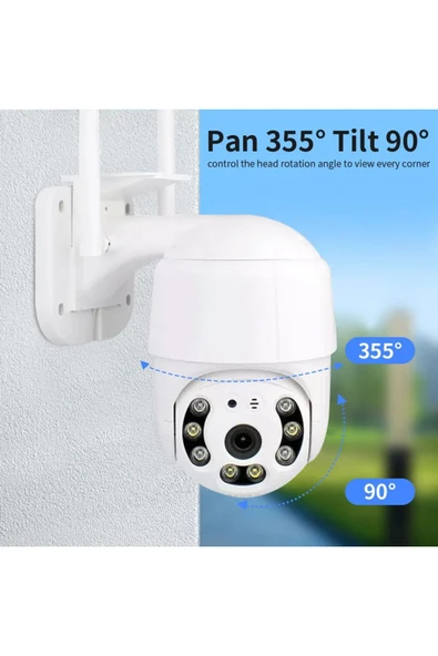 SECULUDA Wifi Smart Ip Güvenlik Kamera Motorlu 1080p 2mp ürün görseli 1