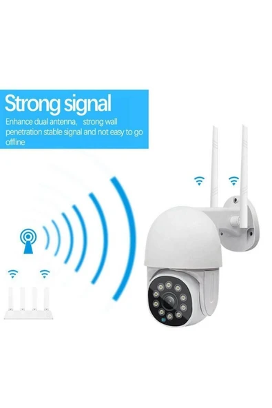 Teknomila Ip Kamera + 1080p Speed Dome Ptz 2mp Dış Mekan Ip Kamera ürün görseli 1