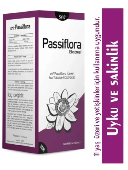 Snt Passiflora 150 ml Şurup ürün görseli 1