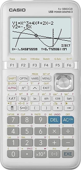 Casio FX-9860GIII-S-DT Grafik Çizen Bilimsel Hesap Makinesi ürün görseli 1