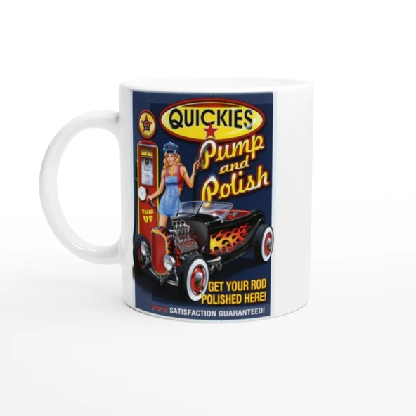 Quickies Pump & Polish Retro Kupa Bardak ürün görseli 1