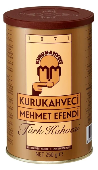 Mehmet Efendi Kahve 250 Gr Teneke Kutu ürün görseli 1