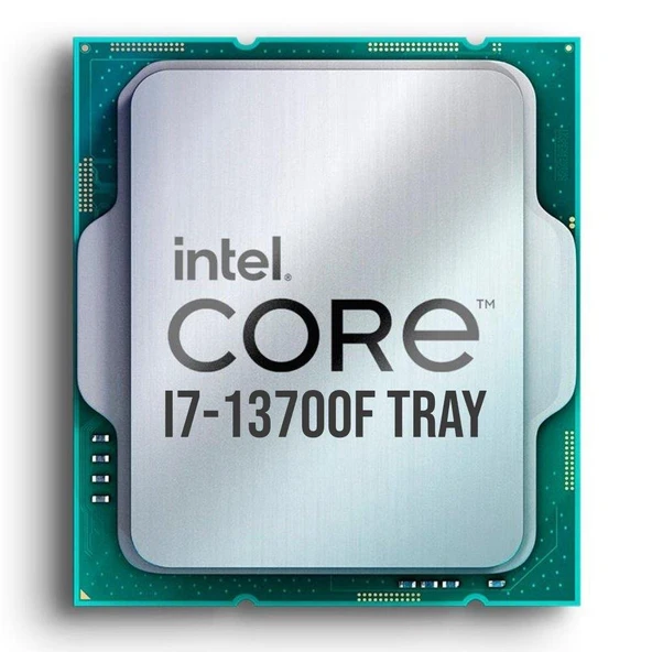 Intel Core i7 13700F TRAY 2.1GHz 30MB Önbellek 16 Çekirdek 1700 10nm Kutusuz İşlemci ürün görseli 1