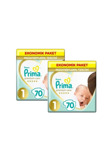 Prima Bebek Bezi Premium Care 1 Beden 140 Lı ürün görseli 1