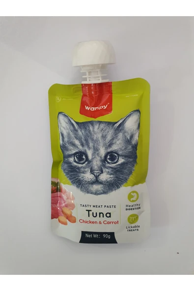 PATİLİMARKET ezme kedi ödülü ton tavuk havuçlu 1 adet ürün görseli 1