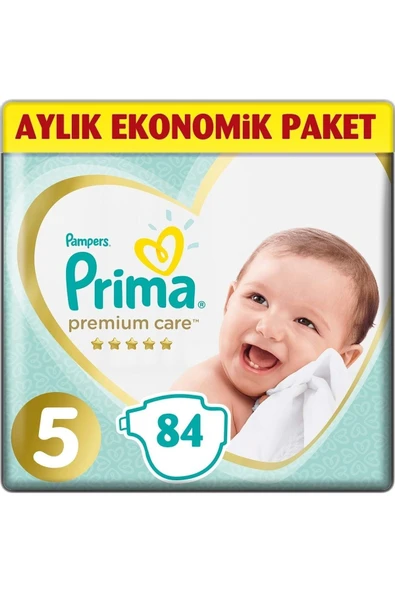 Prima Bebek Bezi Premium Care 5no 84 Adet
